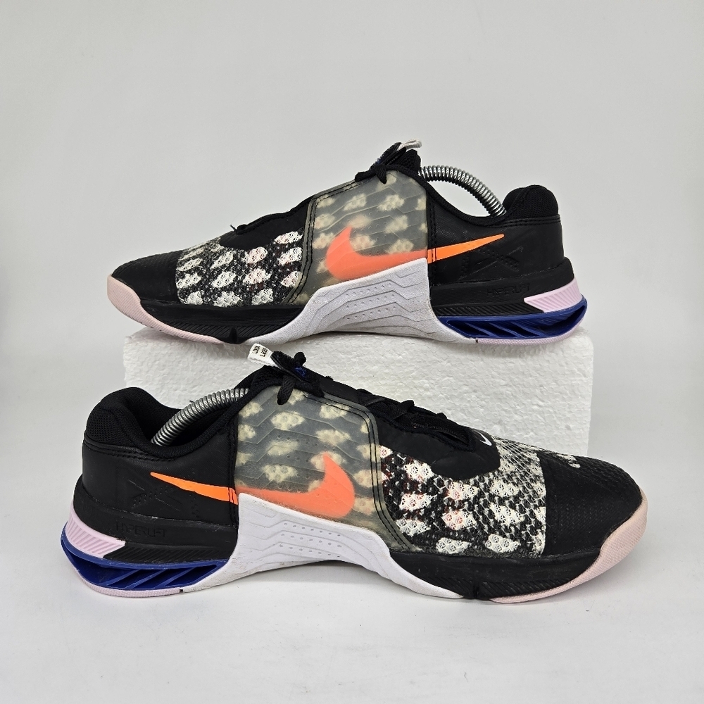Nike Men's Metcon 7 Black White Pattern Work Out Shoes Size 8.5 - Picture 6 of 8